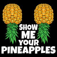 Show Me Your Pineapples Swinger Upside Down Pineapple Men 16 in Basic Backpack