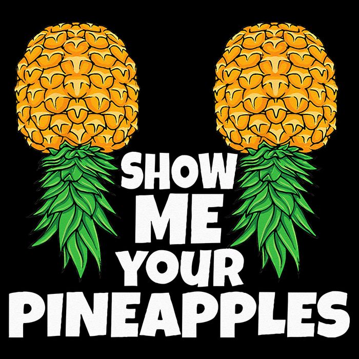 Show Me Your Pineapples Swinger Upside Down Pineapple Men 16 in Basic Backpack