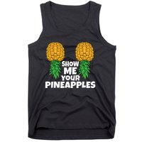 Show Me Your Pineapples Swinger Upside Down Pineapple Men Tank Top