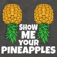 Show Me Your Pineapples Swinger Upside Down Pineapple Men Vector Backpack
