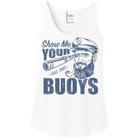 Show Me Your Buoys Adult Humor Funny Pontoon Boat Captain Ladies Essential Tank