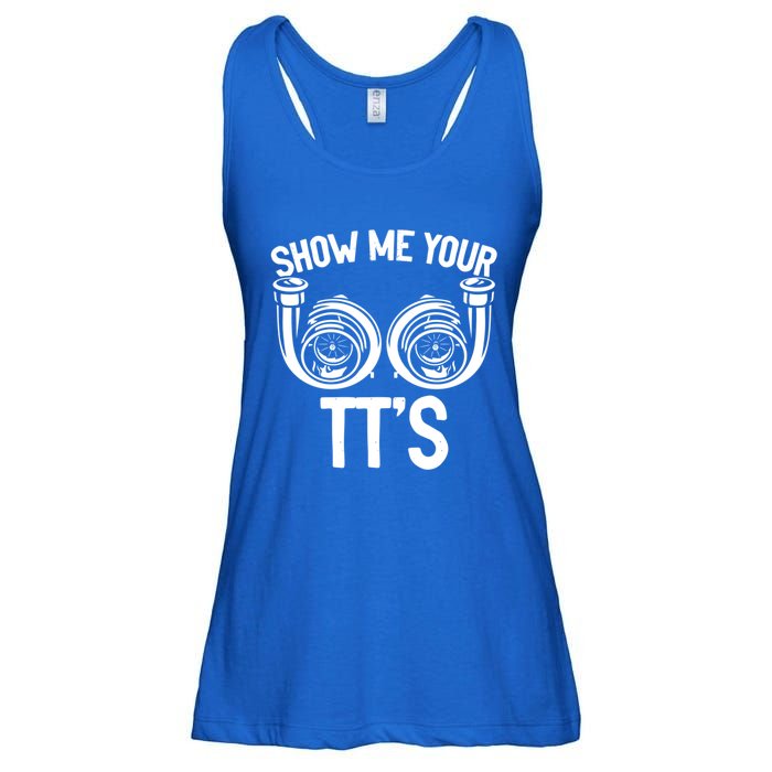 Show Me Your Tt Twin Turbo Racing Gift Ladies Essential Flowy Tank