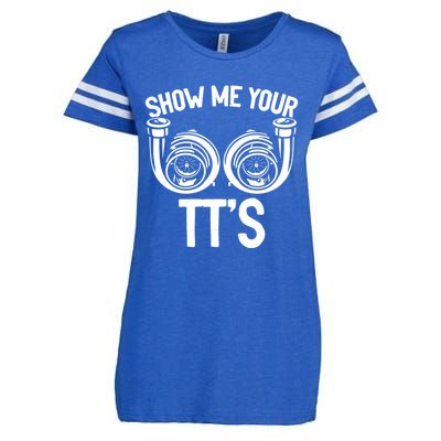 Show Me Your Tt Twin Turbo Racing Gift Enza Ladies Jersey Football T-Shirt