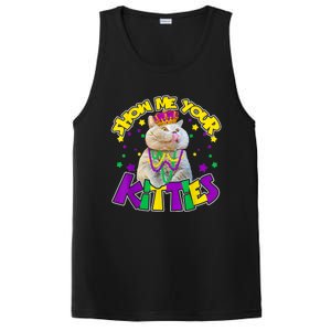 Show Me Your Kitties Mardi Gras Party Cat PosiCharge Competitor Tank