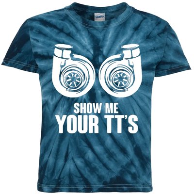 Show Me Your TtS Twin Turbo Car Racing Kids Tie-Dye T-Shirt