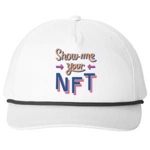 Show Me Your NFT Snapback Five-Panel Rope Hat