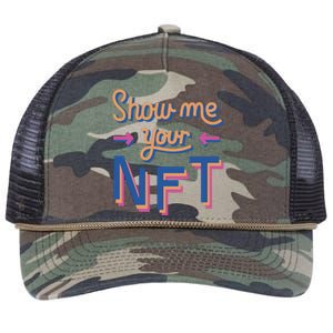 Show Me Your NFT Retro Rope Trucker Hat Cap