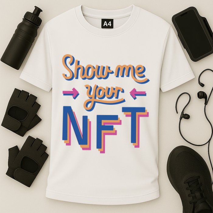 Show Me Your NFT Cooling Performance Crew T-Shirt