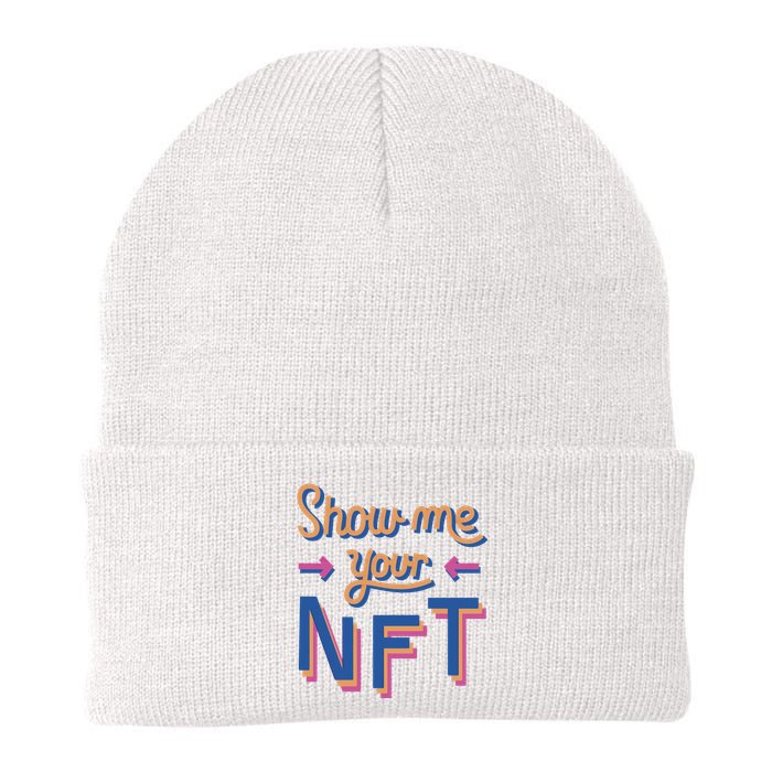 Show Me Your NFT Knit Cap Winter Beanie