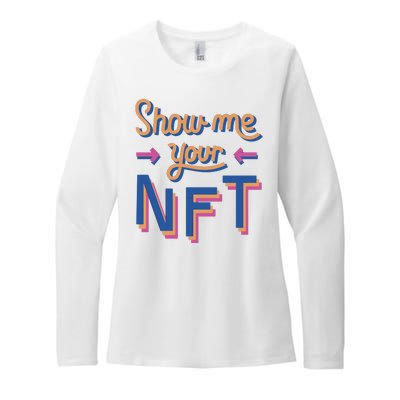 Show Me Your NFT Womens CVC Long Sleeve Shirt