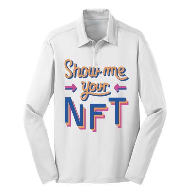 Show Me Your NFT Silk Touch Performance Long Sleeve Polo