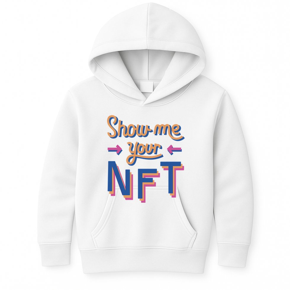 Show Me Your NFT Kids Hoodie