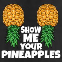 Show Me Your Pineapples Swinger Upside Down Pineapple Cool Gift Adult Drive Performance Visor