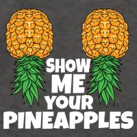 Show Me Your Pineapples Swinger Upside Down Pineapple Cool Gift Vector Backpack