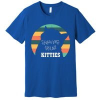 Show Me Your Kitties Cat Lover Vintage Retro Gift Premium T-Shirt