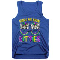 Show Me Your Kitties Cute Cat Masked Mardi Gras Cat Lovers Cute Gift Tank Top