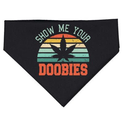 Show Me Your Doobies Weed USA-Made Doggie Bandana