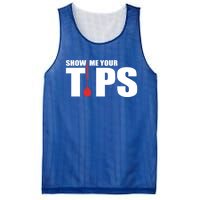 Show Me Your Tips Dart Player Dartboard Darts Gift Mesh Reversible Basketball Jersey Tank