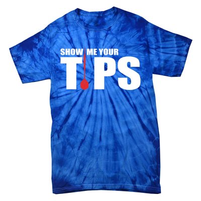 Show Me Your Tips Dart Player Dartboard Darts Gift Tie-Dye T-Shirt