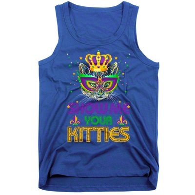 Show Me Your Kitties Mardi Gras Cool Gift Naughty Mardi Gras Cool Gift Tank Top
