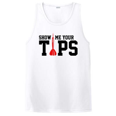 Show Me Your Tips Dart Player Darting Dartboard Triple 20 Gift PosiCharge Competitor Tank