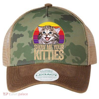 Show Me Your Kitties Great Gift Legacy Tie Dye Trucker Hat