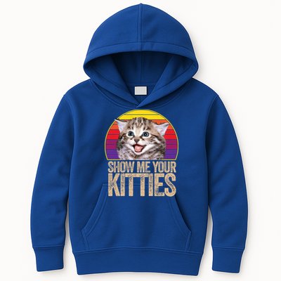 Show Me Your Kitties Great Gift Kids Hoodie
