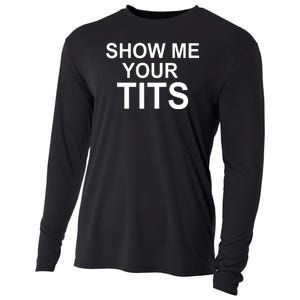 Show Me Your Tits Cooling Performance Long Sleeve Crew