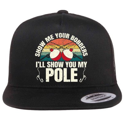 Show Me Your Bobbers for a Adult Humor Fishing Flatbill Hat