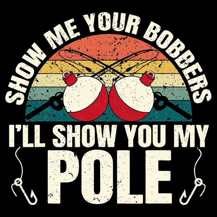 Show Me Your Bobbers for a Adult Humor Fishing 16 in Basic Backpack