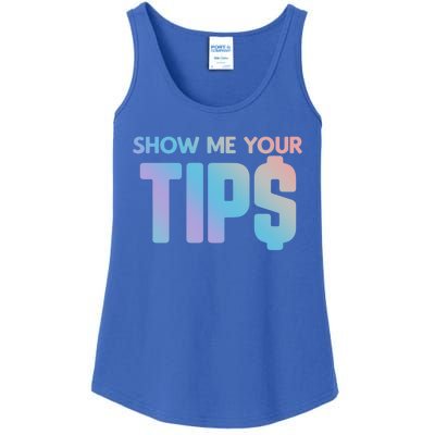 Show Me Your Tips Server Gift Ladies Essential Tank