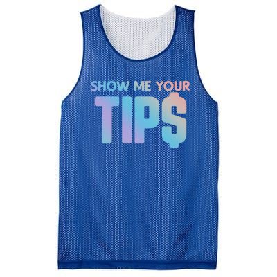 Show Me Your Tips Server Gift Mesh Reversible Basketball Jersey Tank