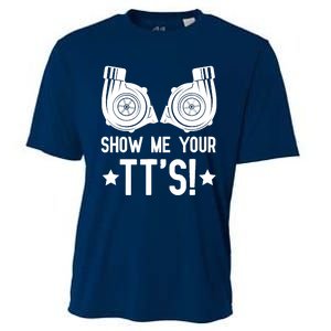 Show Me Your TTs Street Racing Twin Turbo Cooling Performance Crew T-Shirt