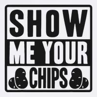 Show Me Your Chips Funny Potato Chips Adult Drive Performance Visor