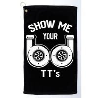 Show Me Your TT's Funny Twin Turbo Car Enthusiast Gift  Golf Towel
