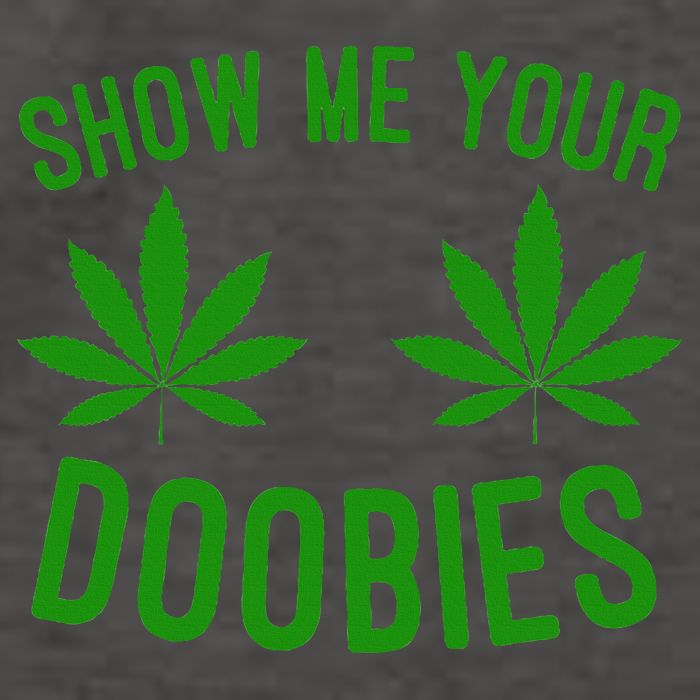 Show Me Your Doobies Funny Weed Smoker Marijuana High Vector Backpack