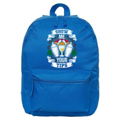 Show Me Your Tips Bartender And Barkeeper Gift 16 in Basic Backpack