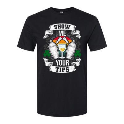 Show Me Your Tips Bartender And Barkeeper Gift Softstyle® CVC T-Shirt