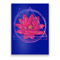 Spiritual Meditation Yoga Lotus Flower Gift Poster