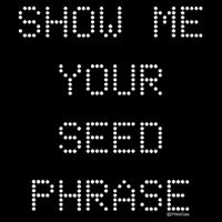 Show Me Your Seed Phrase Cropped Pullover Crew