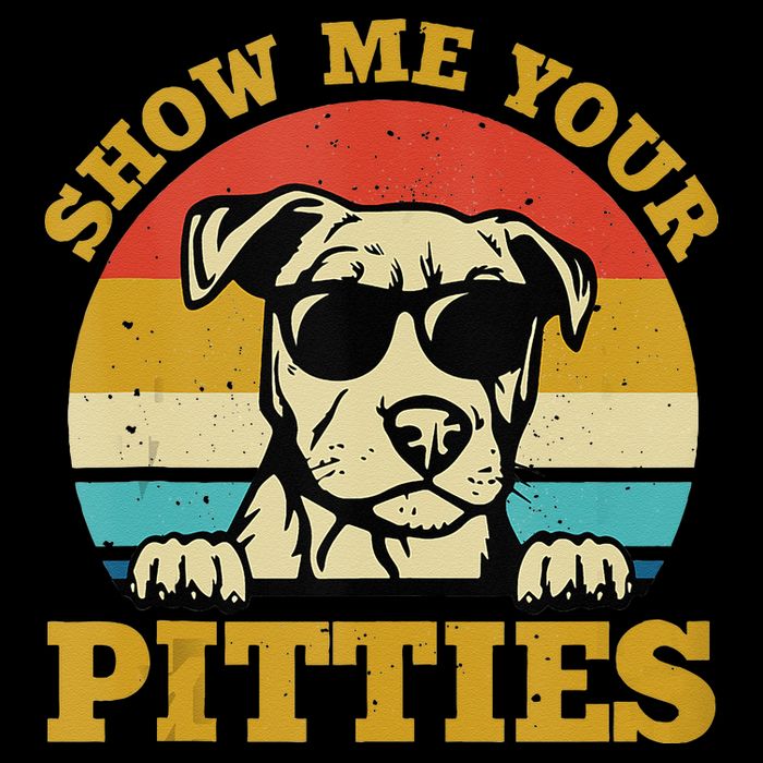 Show Me Your Pitties Funny Pitbull Dog Lovers Bucket Hat