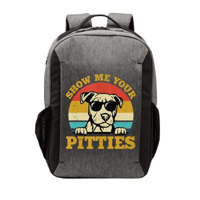 Show Me Your Pitties Funny Pitbull Dog Lovers Vector Backpack