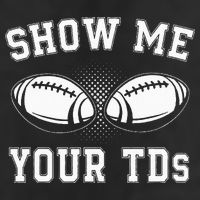 Show Me Your TDs Funny Fantasy Football Lover 7 Panel Mesh Trucker Snapback Hat