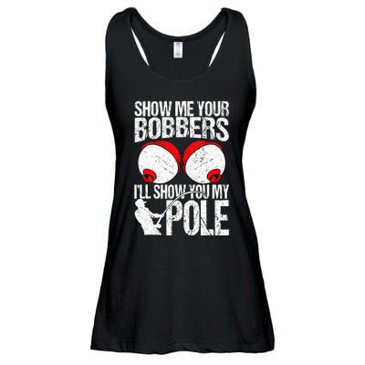 Show Me Your Bobbers ILl Show You My Pole Ladies Essential Flowy Tank