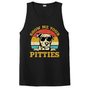 Show Me Your Pitties Funny Pitbull Dog Lovers Wo PosiCharge Competitor Tank