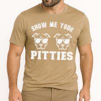 Show Me Your Pitties Funny Pitbull Dog Pitbull Dog Lovers Cooling Performance Crew T-Shirt