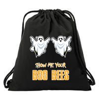 Show Me Your Boo Bees And Halloween Gift Drawstring Bag