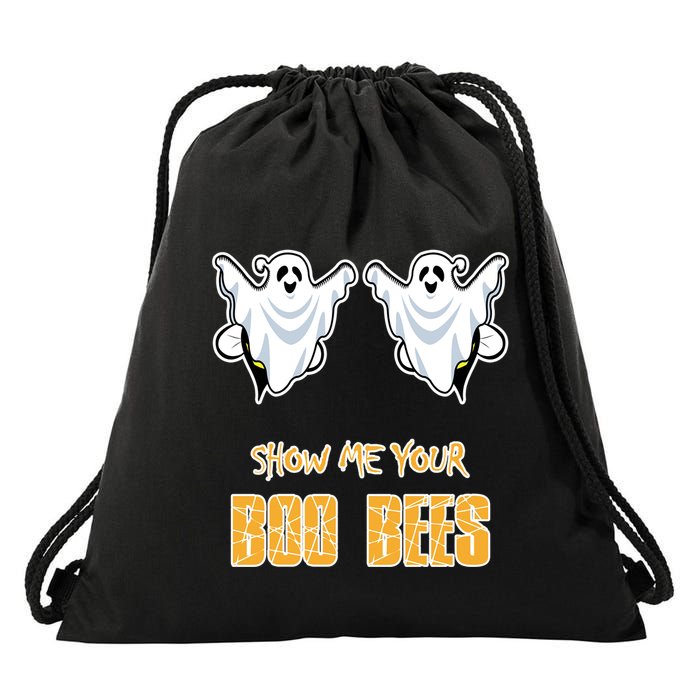 Show Me Your Boo Bees And Halloween Gift Drawstring Bag