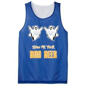 Show Me Your Boo Bees And Halloween Gift Mesh Reversible Basketball Jersey Tank