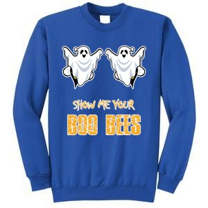 Show Me Your Boo Bees And Halloween Gift Tall Sweatshirt